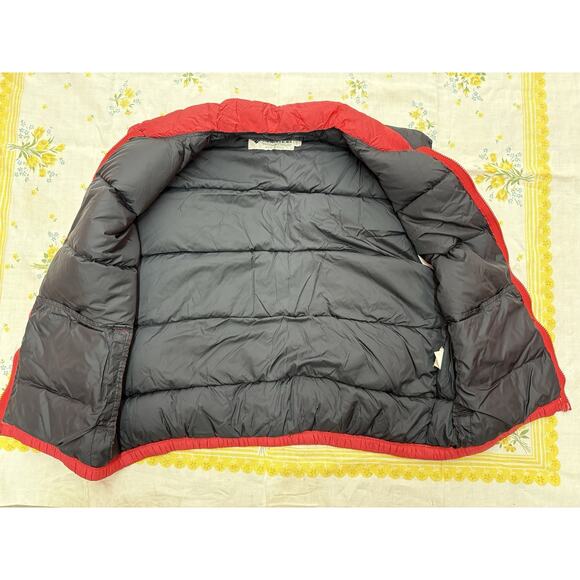 Columbia red puffer vest mens large insulated black shoulders retro 90s - Picture 6 of 10